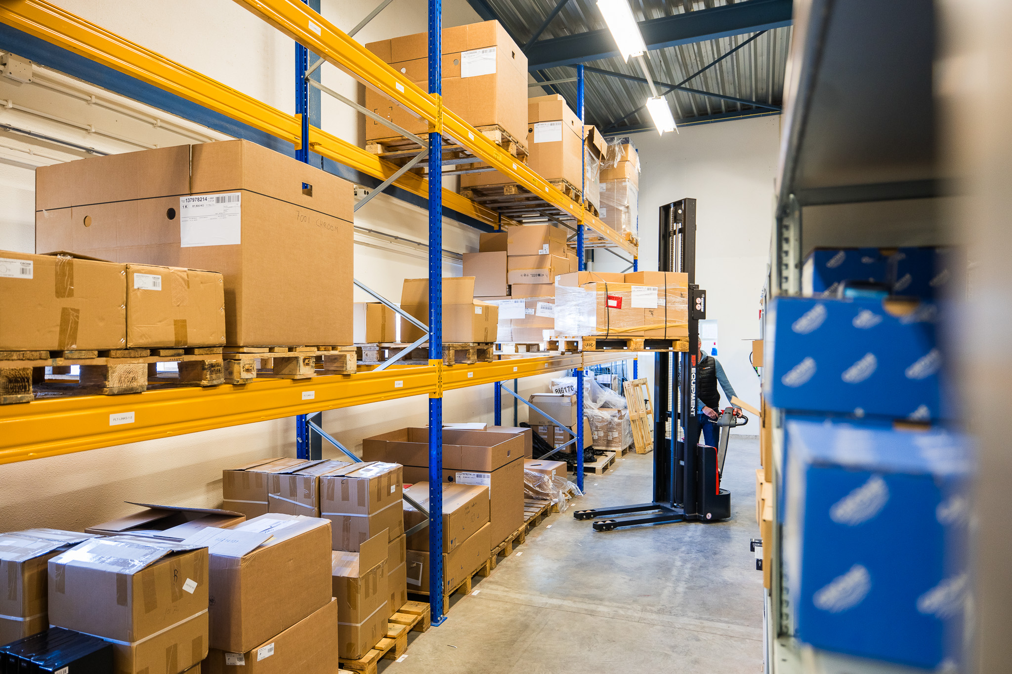 Logistieke fulfilment, opslagplaats